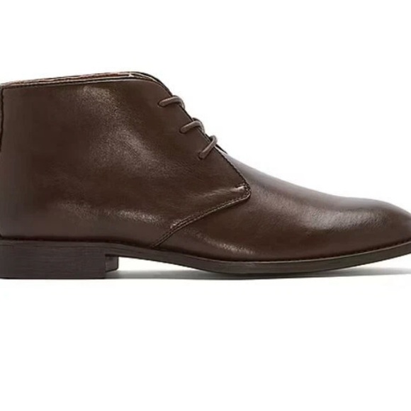 JF J.Ferrar Dark Brown Chukka Boots